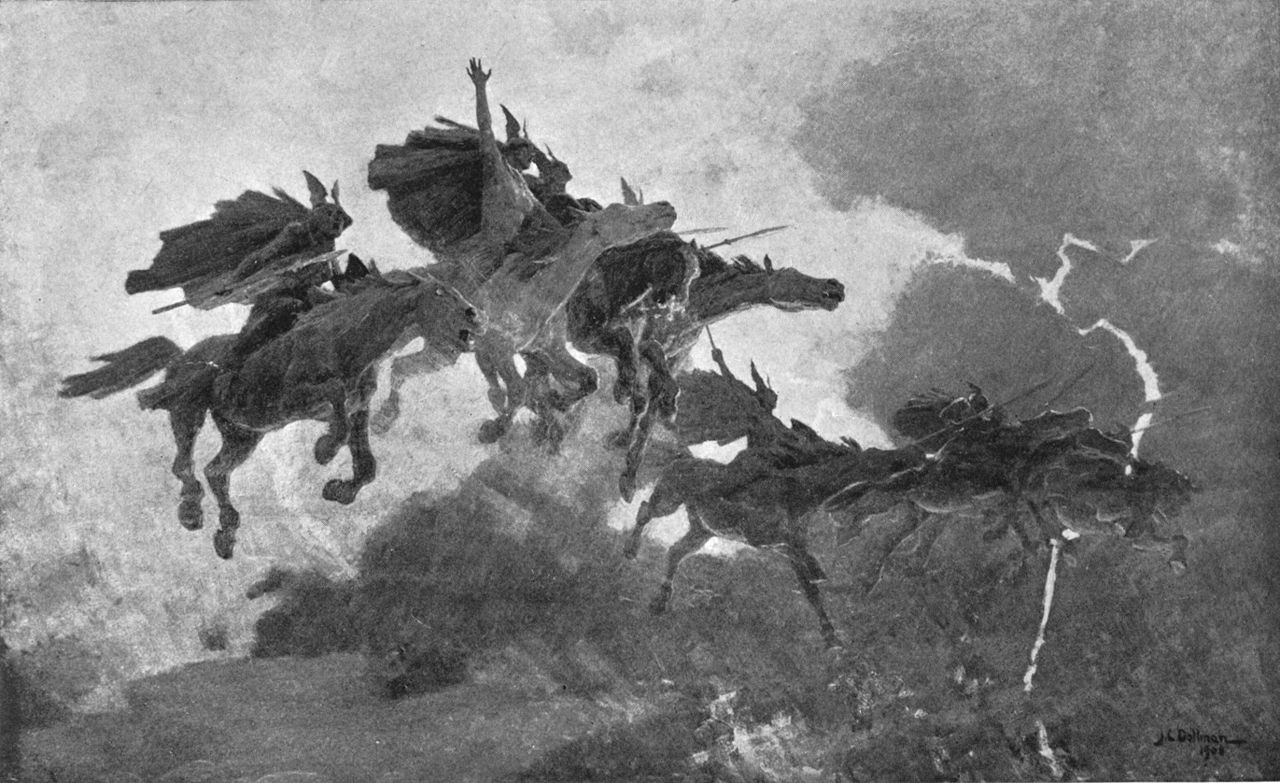 "Ride of the Valkyrs" by John Charles Dollman, 1909.
