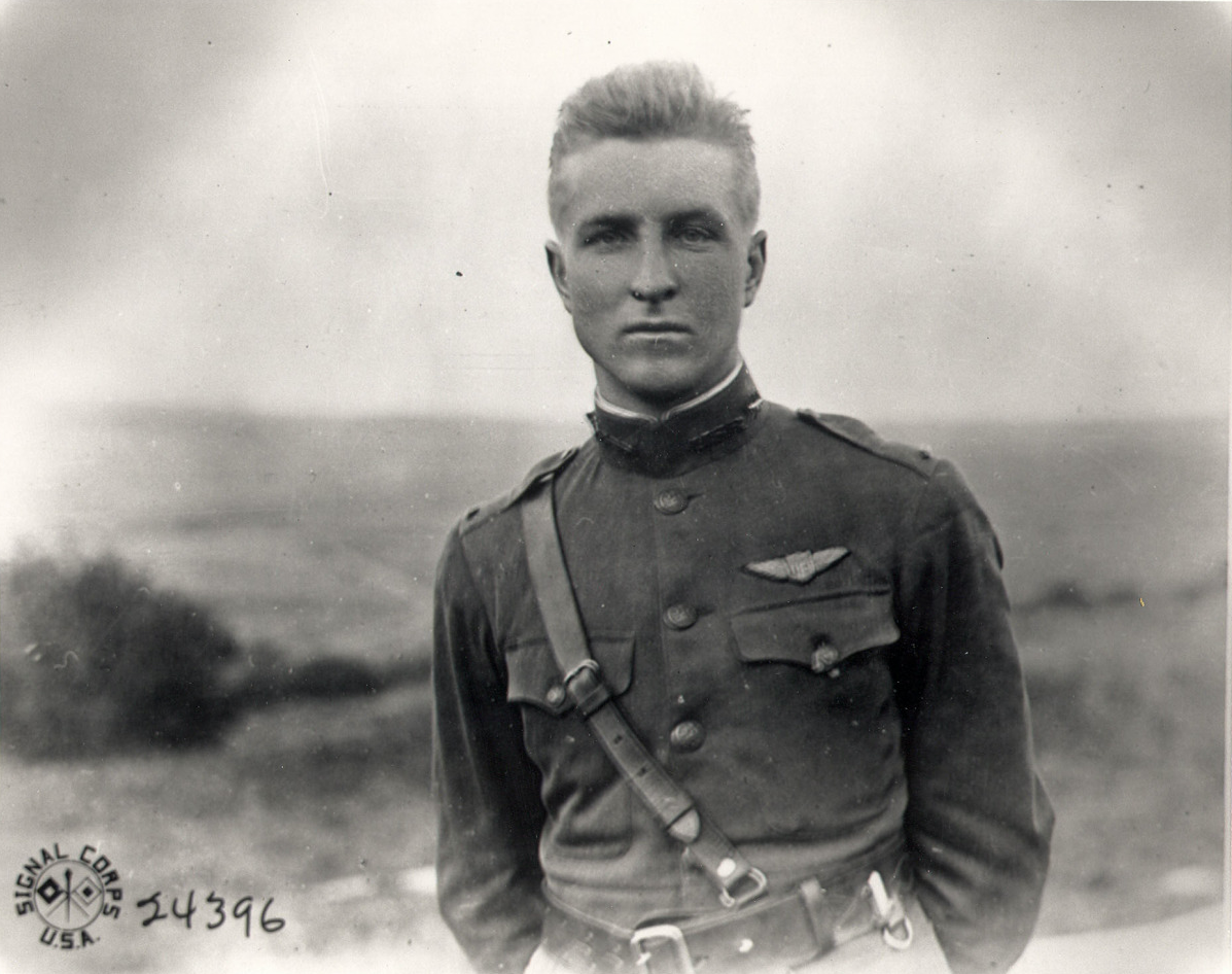 2nd Lieutenant Frank Luke, Jr, 18 September 1918. (Photograph by Sergeant C. E. Dunn, Signal Corps, United States Army)