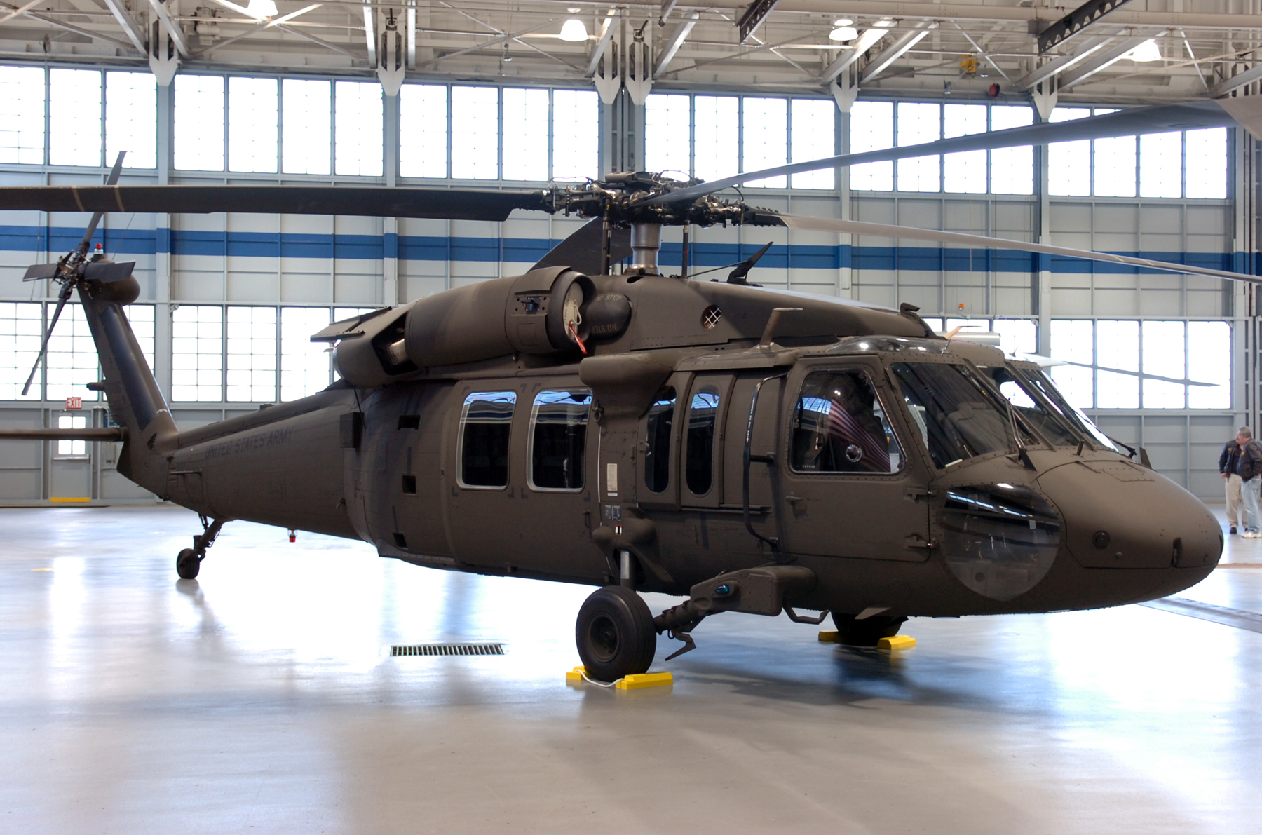 Sikorsky's UH-60M Black Hawk for the U.S. Army, seen here in the Military Hangar at Sikorsky Aircraft in Stratford, Conn. Feb. 20, 2008.