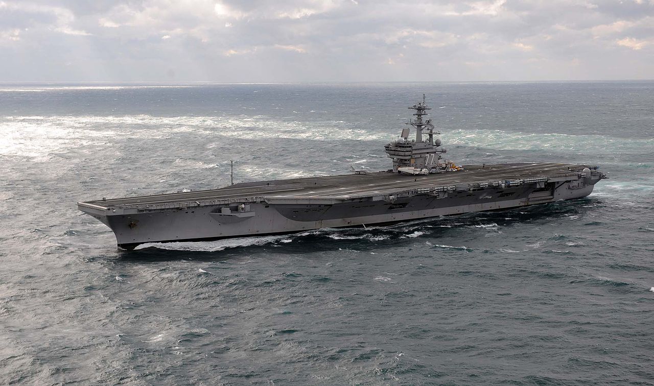 United States Navy aircraft carrier USS. George H.W. Bush (CVN-77) (Mass Coomunications Specialist 3rd Class Tony Curtiss, U.S. Navy)