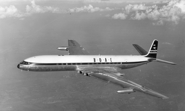 This is the first BOAC DH.106 Comet 4, G-APDA. It made its first flight 27 April 1958. (BOAC)