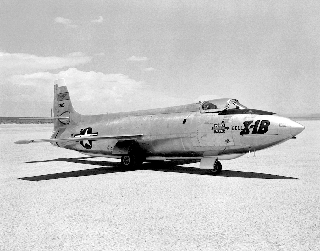 Bell X-1B on Rogers Dry Lake (NASA)