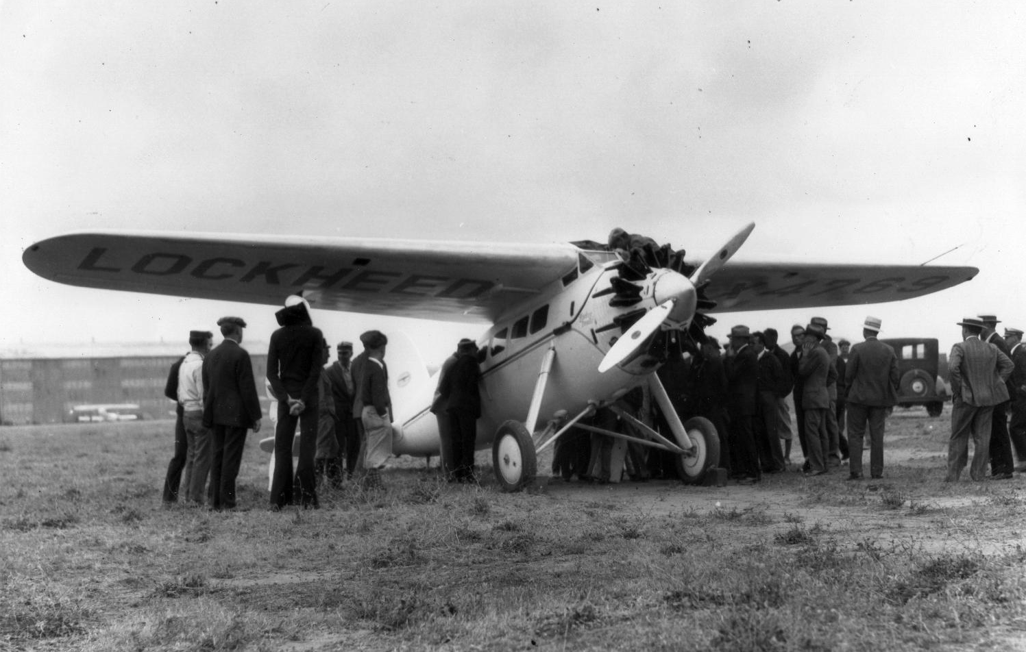 Lockheed Vega NX4769 at NAS North Island, 1928. (San Diego Air and Space Museum Archives)