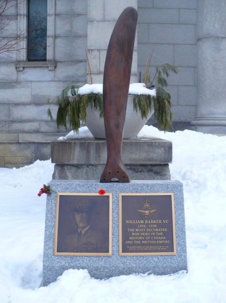 William George Barker Memorial at Mount Pleasant Cemetery, Toronto, Ontario, Canada. (Ontario War Memorials)