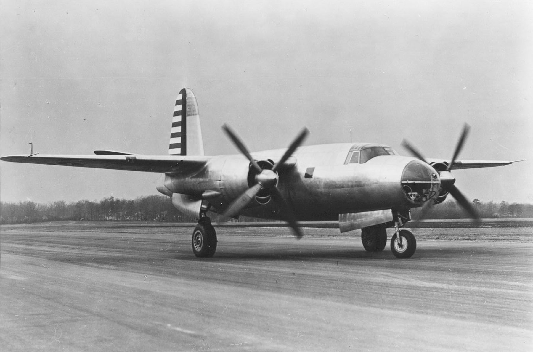 Prototype Martin B-26 40-1361 taxiing. (U.S. Air Force)