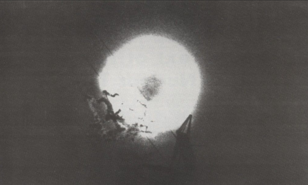 Dominic Tightrope fireball, 00:00 GMT, 4 November 1962. (Nuclear Weapons Archive)