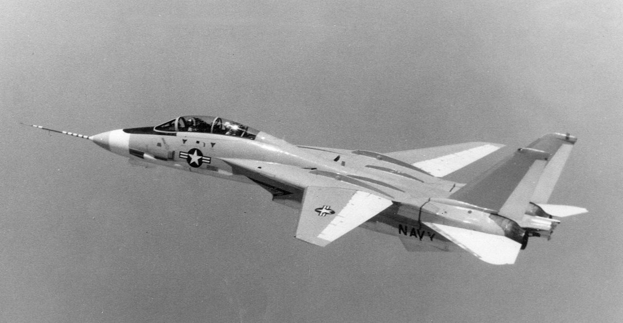 Grumman F-14A Tomcat during flight test.