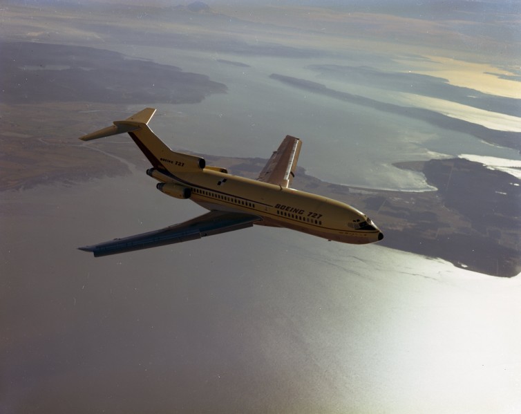 Boeing 727 N7001U 9 February 1963 (Airline Reporter/Boeing)