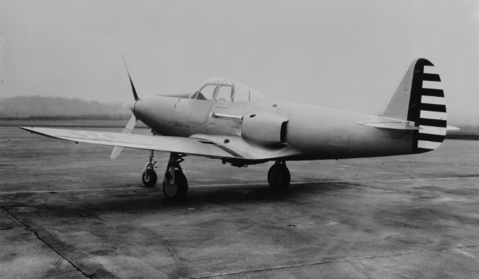 The Bell XP-39 Aircobra in original configuration. (Allison Engine Historical Society)
