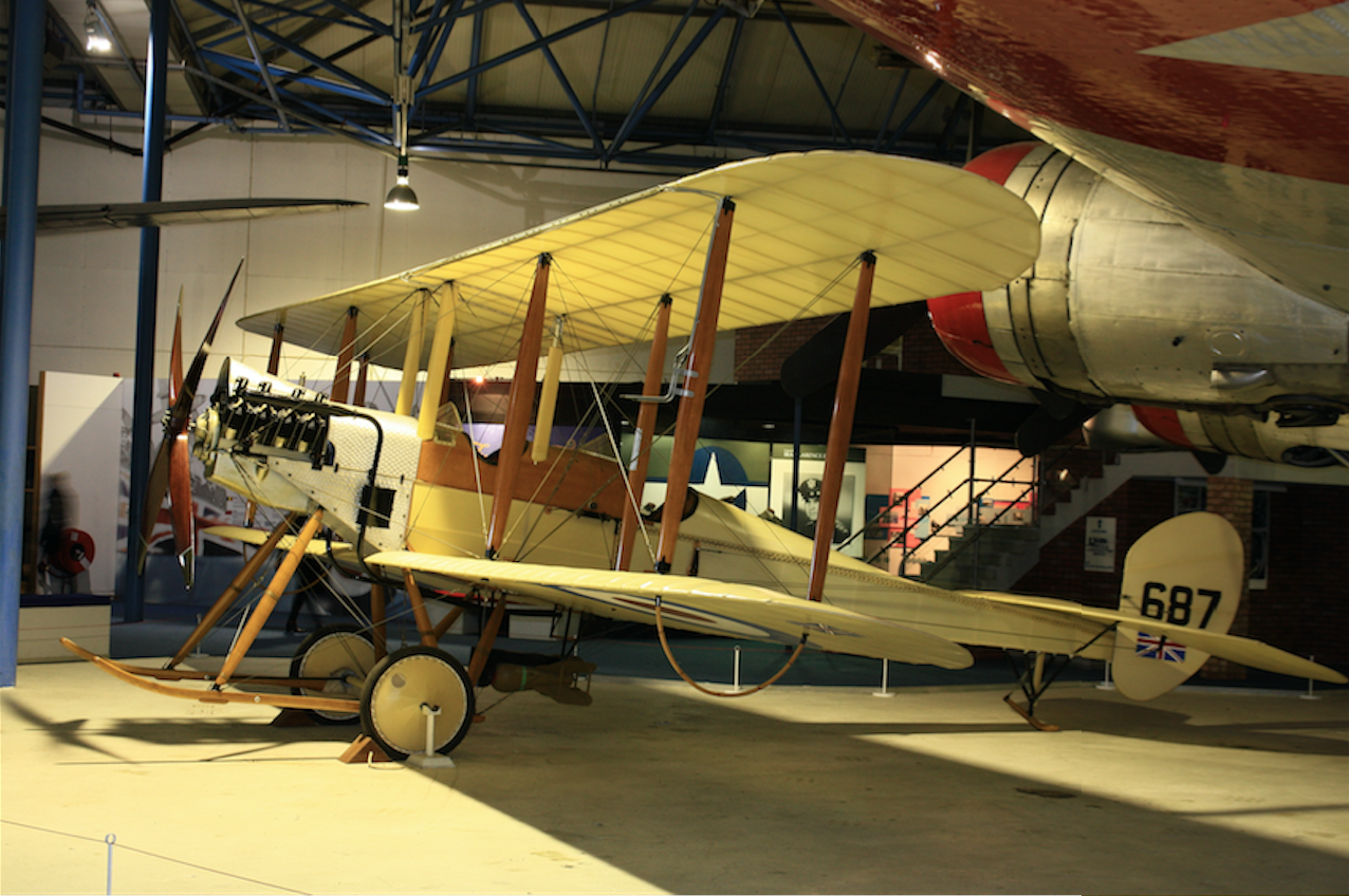  Replica of 2nd Lieutenant W.B. Rhodes-Moorhouse' Royal Aircraft Factory B.E.2.b, No. 687.