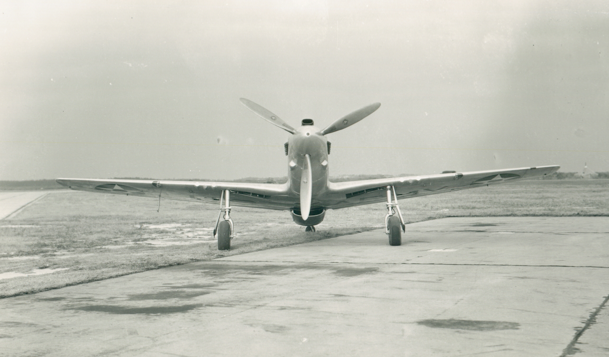 North American Aviation XP-51 41-038 at the NACA Langley Memorial Aeronautical Laboratory. (NASA LMAL 27030)