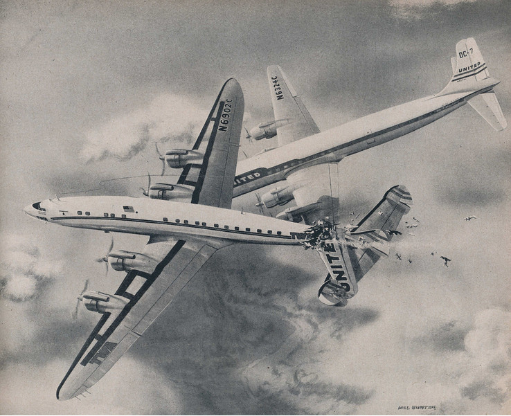 Douglas DC-8 and Lockheed L-1049 Super Constellation