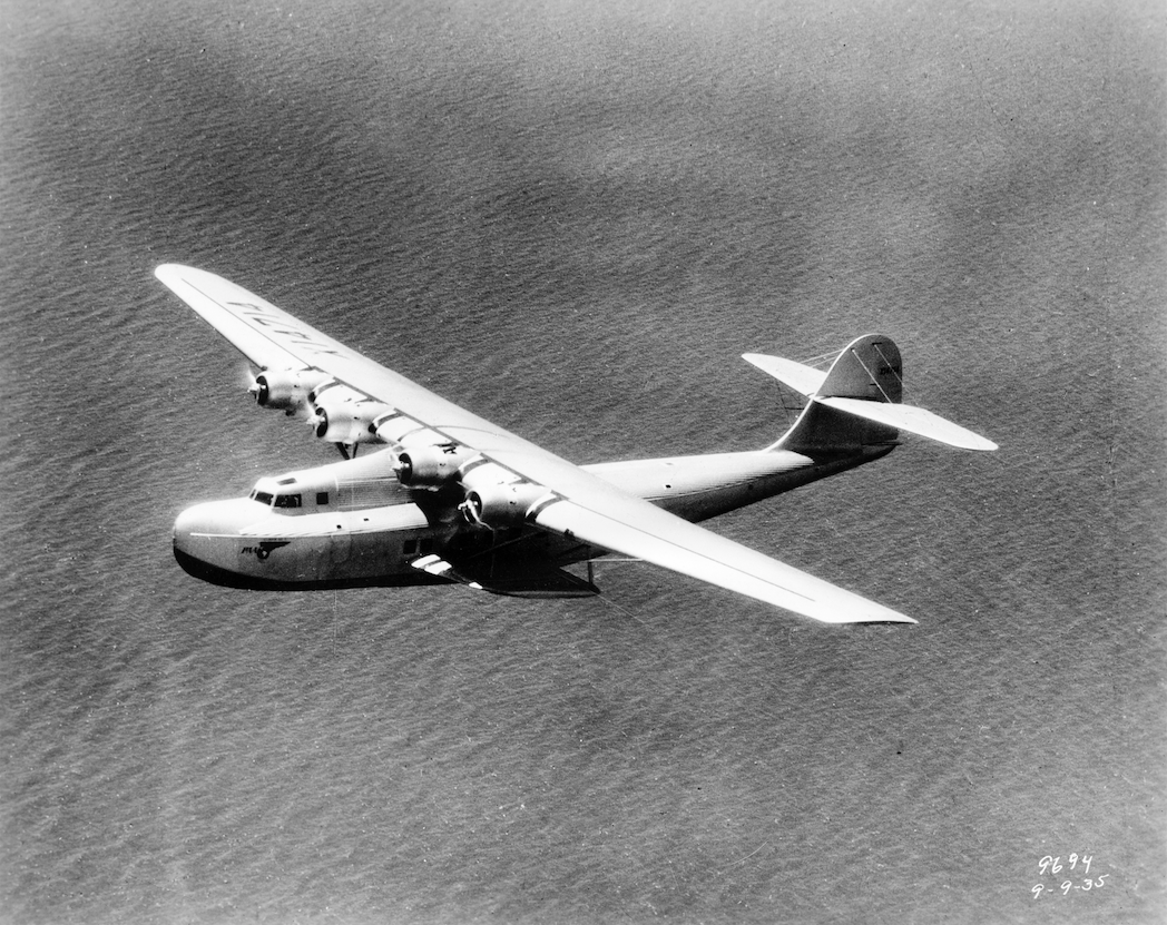 Pan American Martin M-130 Flying boat, NX14714, 9 September 1935. (Glenn L. Martin Co.)