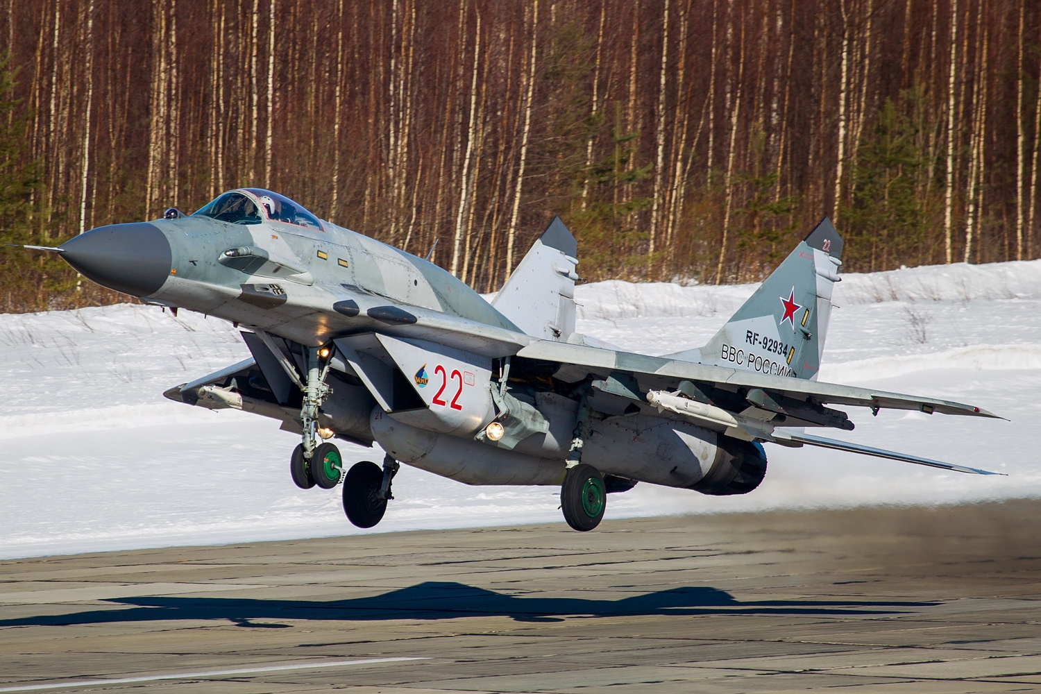 Mikoyan MiG 29SMT RF-92934 ("22 Red"),Russian Air Force. (Alex Beltyukov/Wikipedia)