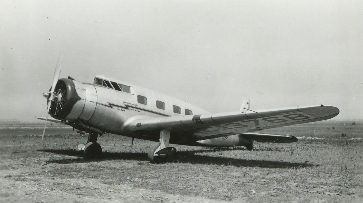 Maerican Airlines Vultee !A NC13768, designed by Gerard Vultee and Vance Breese.