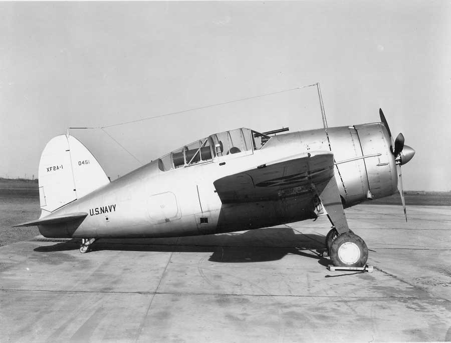 Brewster XF2A-1 Bu. No. 0451. (U.S. Navy)