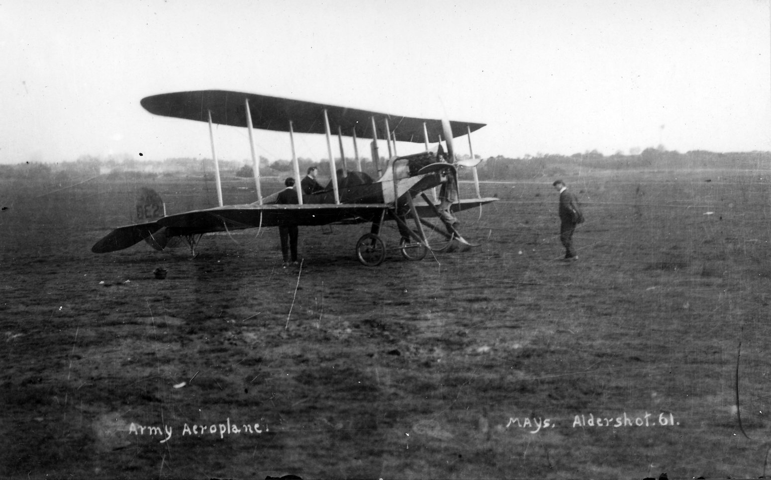 Royal Aircraft Factory 1912 B.E.2 First Flight From New Base New Zealand  2016 