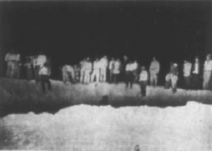 Hermes 11 crater, 29 May 1947. (El Paso Times)