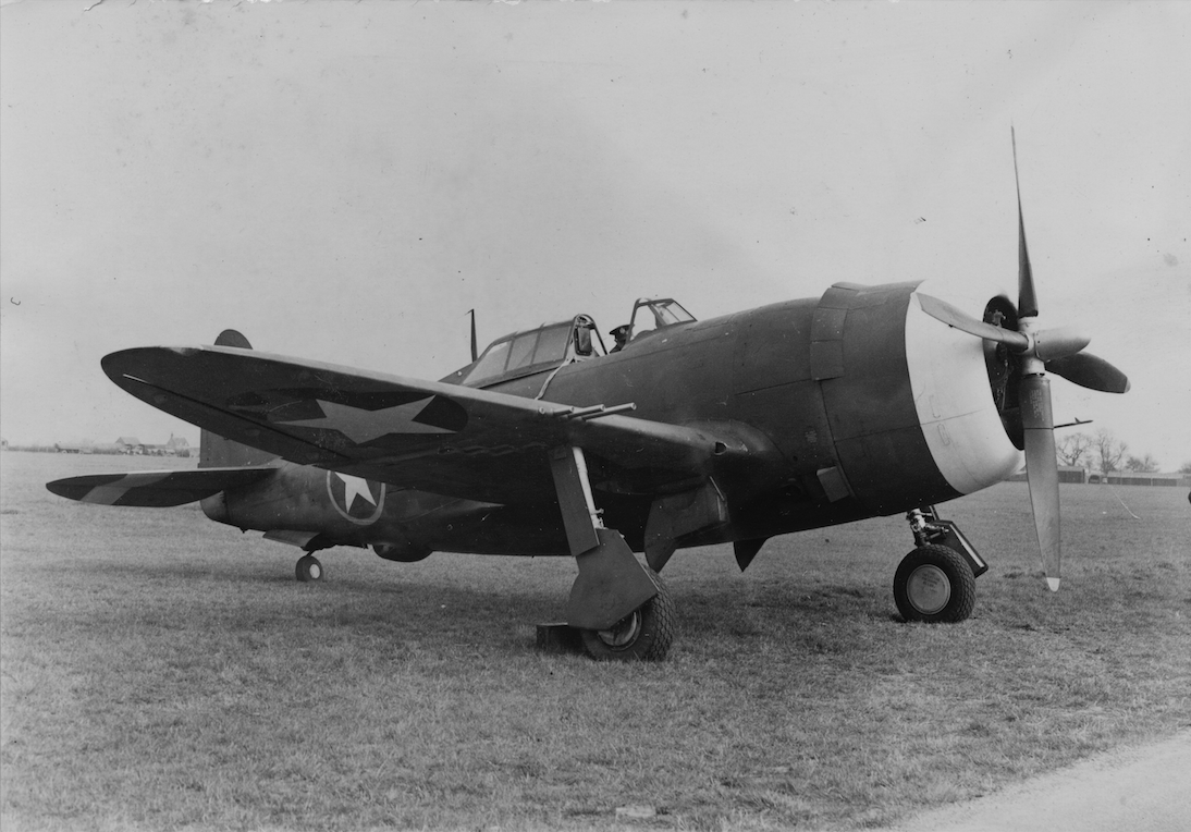 Republic P-47C Thunderbolt with ferry tank