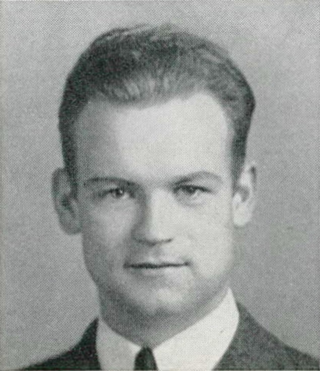 Robert Murray Hanson, circa 1941. (Hamline University Liner 1942)