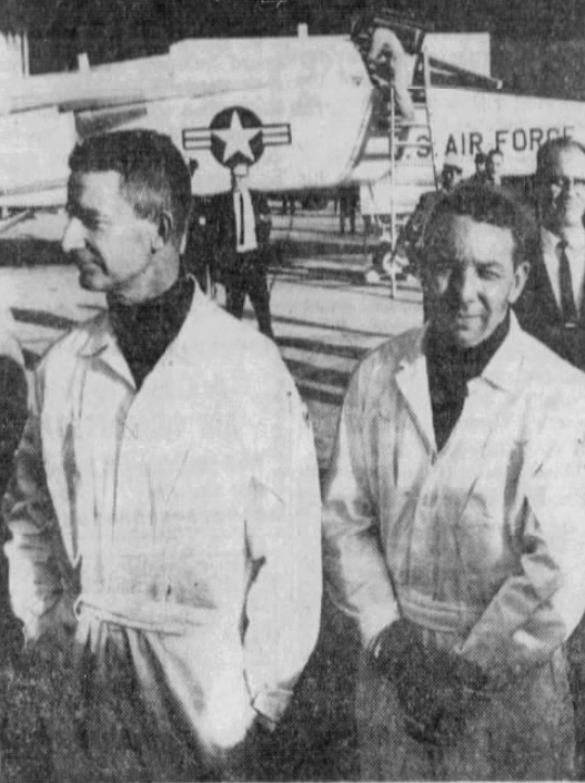 Richard Lowe Johnson (left) and Val Edward Prahl. (Fort Worth Star-Telegram, Vol. 84, Number 326, Tuesday, 22 December 1964, Page 9, Columns 3–4)