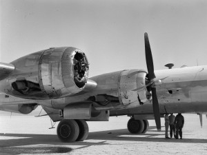 Boeing P2B-1S (B-29-95-BW) Superfortress Bu. No. 84029 After Runaway ...