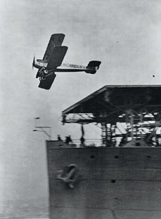 Vought VE-7SF takes off from USS Langley (CV-1) | This Day in Aviation