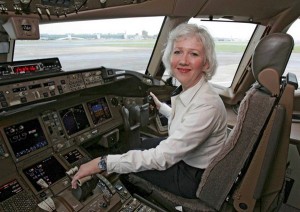 DARCY-HENNEMAN, Suzanna, Captain, Boeing Chief Pilot, right seat | This ...